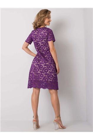 Suknelė-LK-SK-506732.39P-tamsiai violetinė