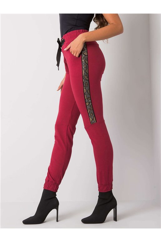 Sportiniai kelnaitės-RV-DR-6891.54-bordo