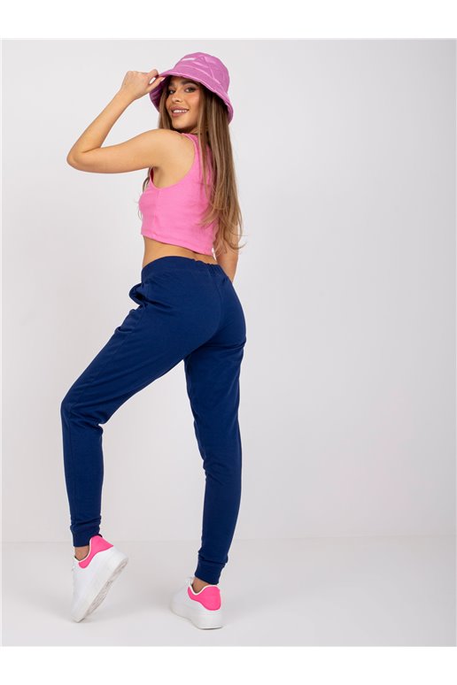 Sportinės kelnės-TW-DR-1033.16P- tamsiai mėlynos spalvos