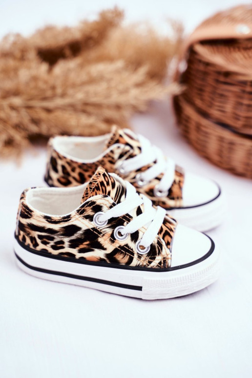 Vaikiški sportbačiai su leopardo raštu Camel Berni