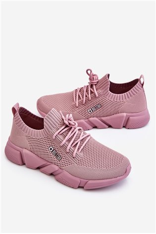 Moteriški lengvi sportbačiai Memory Foam System Big Star JJ274266 Pink 2