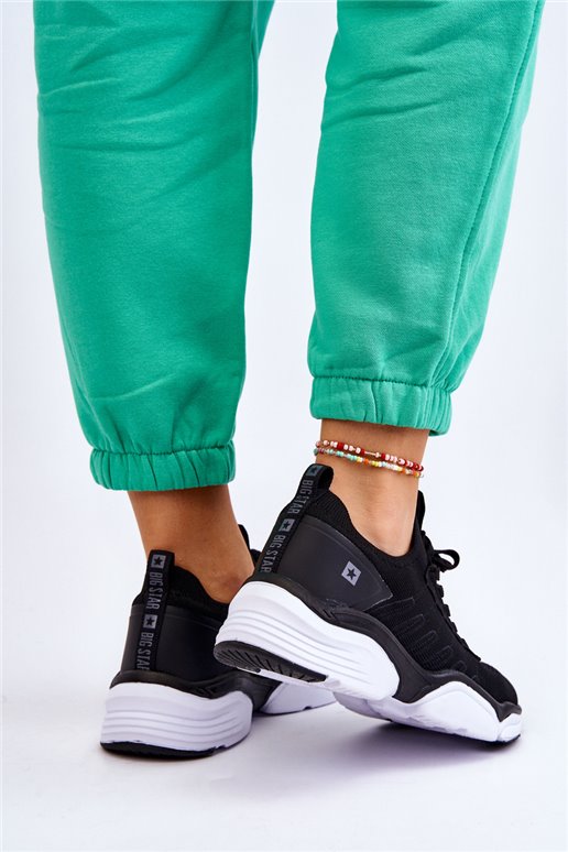 Moteriški sportiniai batai su atminties putomis sistema Big Star LL274A146 juoda