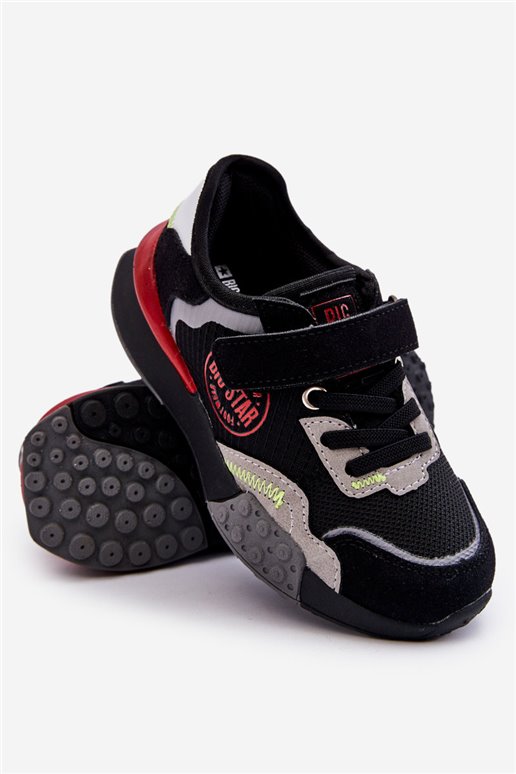 Vaikiški sportbačiai Memory Foam System Big Star LL374224 juodi