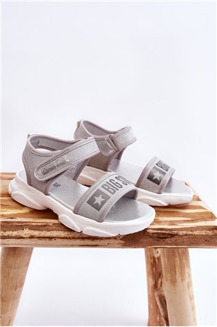 Vaikiški Velcro sandalai Big Star LL374194 Sidabras 2