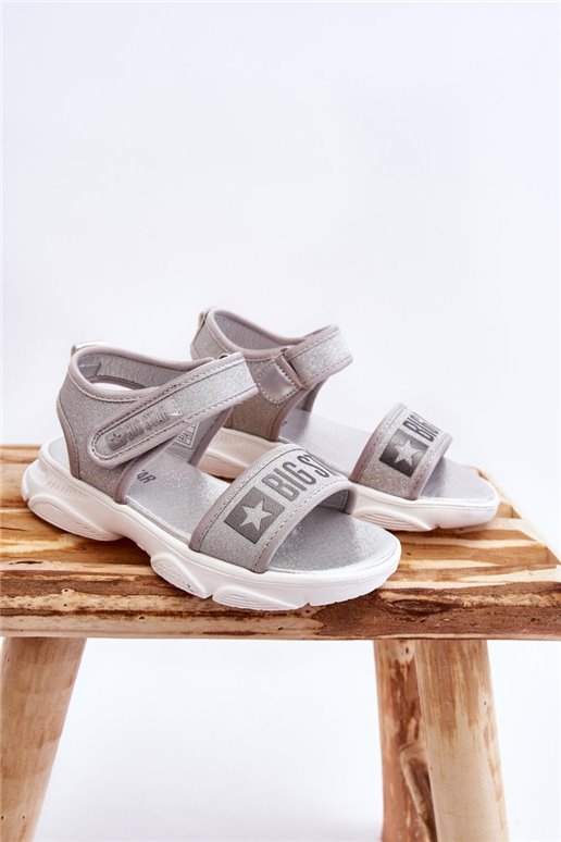 Vaikiški Velcro sandalai Big Star LL374194 Sidabras