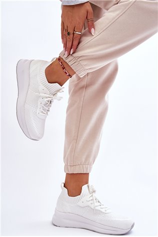Moteriški Cross Jeans Slip-on sportbačiai LL2R4031C balti
