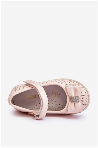 Vaikiškos balerinos su lipnia juostele Pink Halle 2