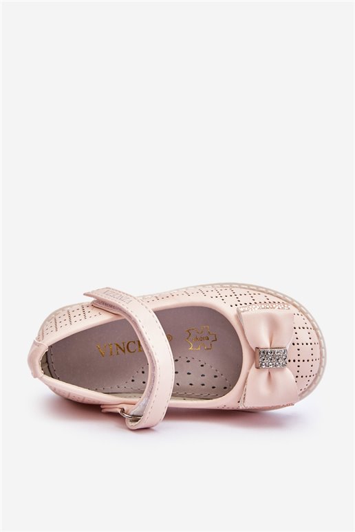 Vaikiškos balerinos su lipnia juostele Pink Halle