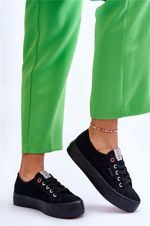 Moteriški sportbačiai Cross Jeans LL2R4039 juodi