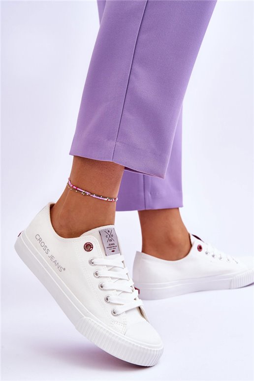 Moteriški sportbačiai Cross Jeans LL2R4067 balti