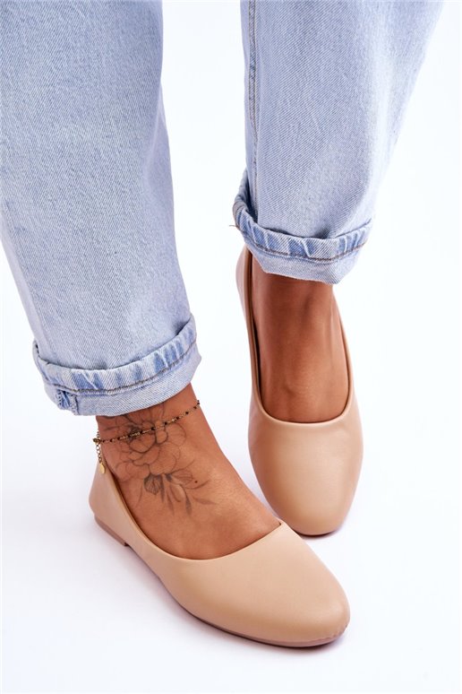 Odinė balerina Classic Beige Stacee