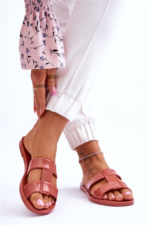 Madingos veganiškos šlepetės ZAXY JJ285262 Dusty Pink