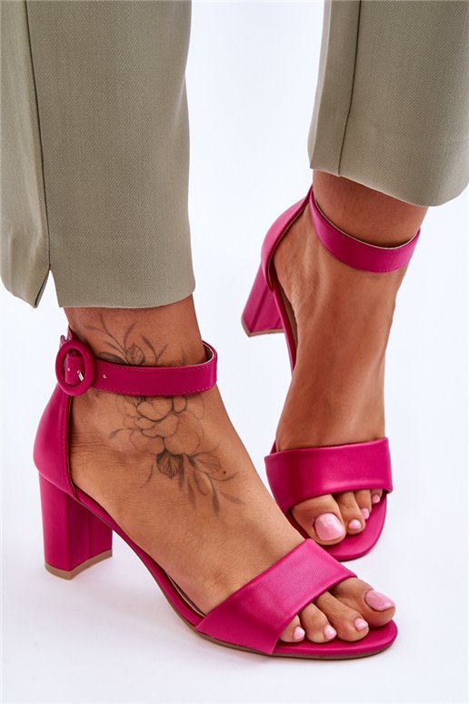Moteriški sandalai ant kulno Fuchsia Lexi