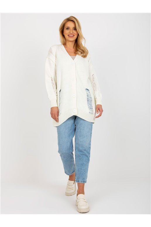 Cardigan, ekru