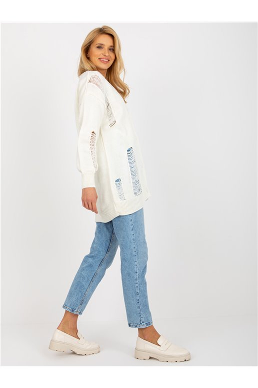 Cardigan, ekru