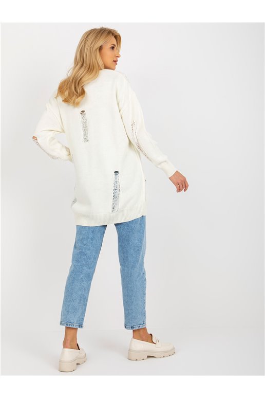 Cardigan, ekru