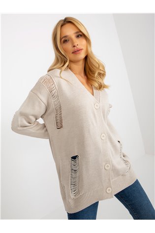 Cardigan, smėlio spalvos