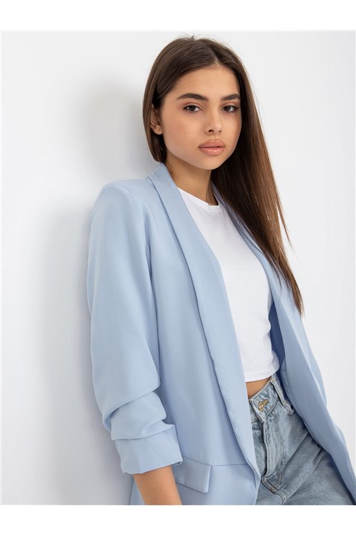 Blazer, šviesiai mėlyna