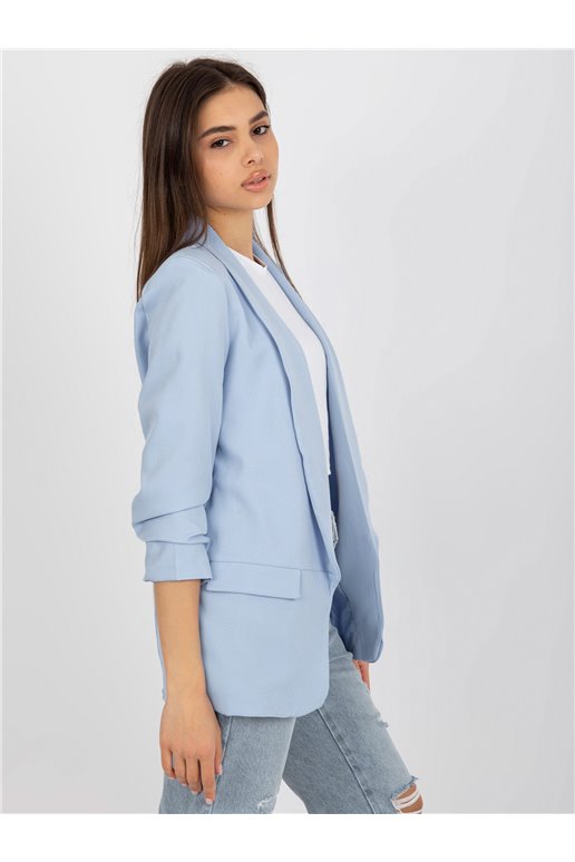 Blazer, šviesiai mėlyna
