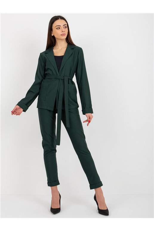 Blazer, tamsiai žalia