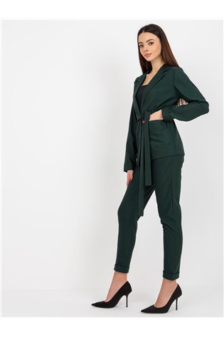 Blazer, tamsiai žalia