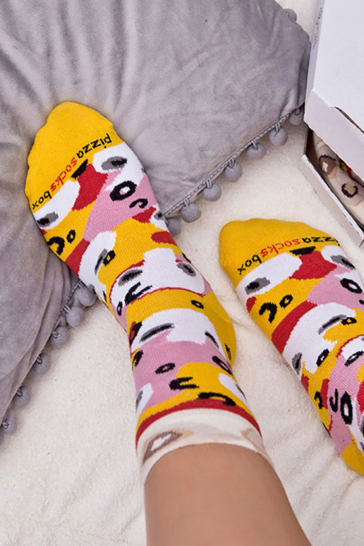 Rainbow Socks 1 pora Capricciosa Pizza Socks