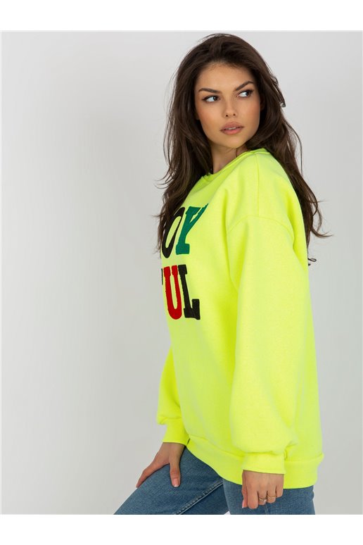 Megztinis, fluo geltonas