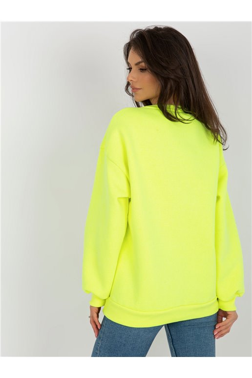 Megztinis, fluo geltonas