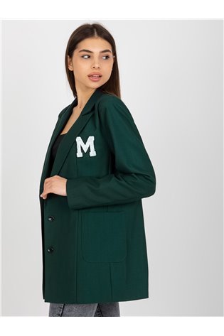 Blazer, tamsiai žalia