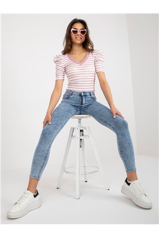 Džinsinės kelnės, mėlynos spalvos