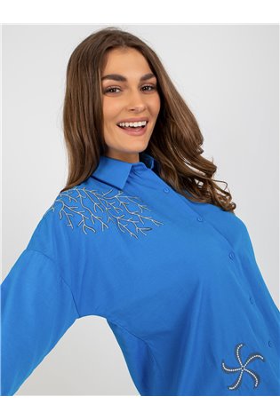 Marškiniai, tamsiai mėlyni
