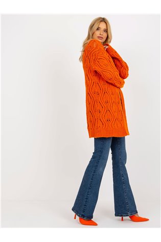Cardigan, oranžinė