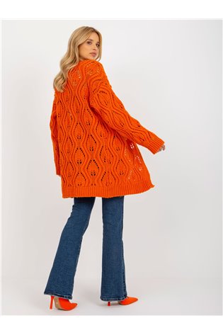 Cardigan, oranžinė