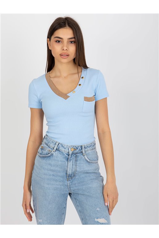 Marškinėliai, šviesiai mėlyni