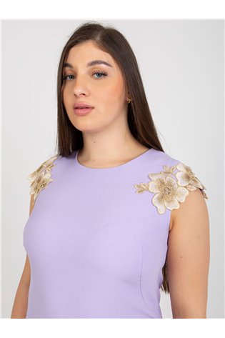 Suknelė, šviesiai violetinė 2
