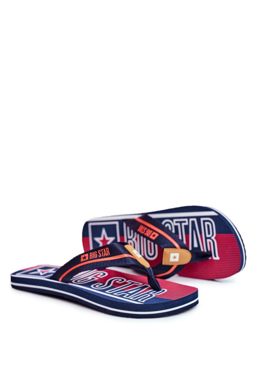 Vyriškos šlepetės, šlepetės Big Star FF174471 Navy