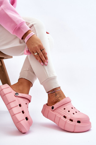 Moteriška putplasčio platforma Pink Beckett