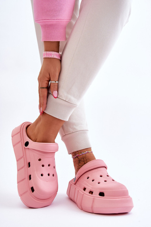 Moteriška putplasčio platforma Pink Beckett