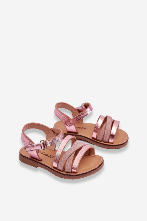 Vaikiški basutės su petnešėlėmis Pink Isla
