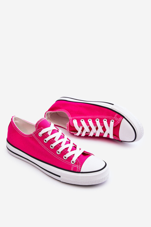 Klasikiniai žemi moteriški sportbačiai Fuchsia...