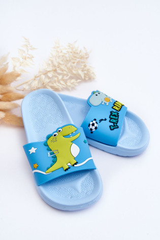 Vaikų dinozaurų T-Rex skaidrės Mėlynas Bernis 2