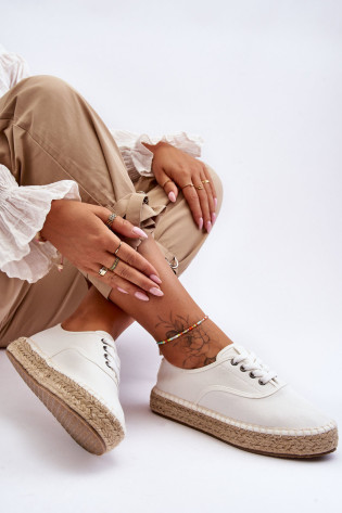 Suvarstomos Espadrilės Big Star LL274833 Baltos 2