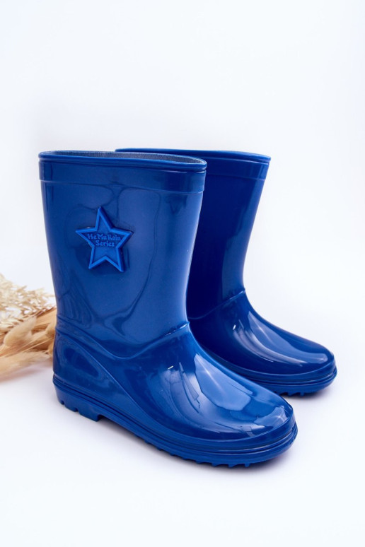 Vaikiški guminiai batai Blue Malvi