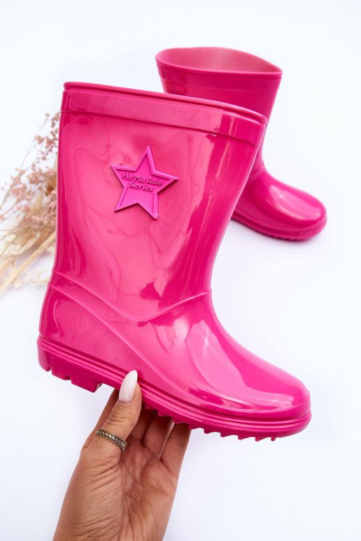 Vaikiški guminiai Wellingtons Fuchsia Malvi