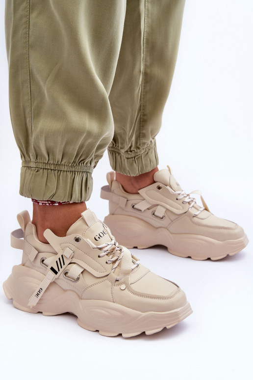 Sportiniai Sneakers Batai GOE MM2N4015 Smėlio...