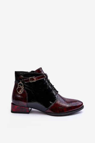 Moteriški odiniai batai Batai Maciejka 5743A-23 Burgundy