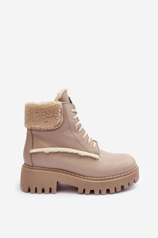 Moteriški odiniai batai Beige Vergo