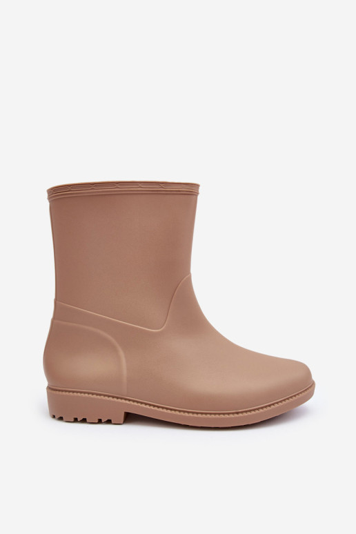 Moteriškos klasikinės Slip-on Galoshes Beige...