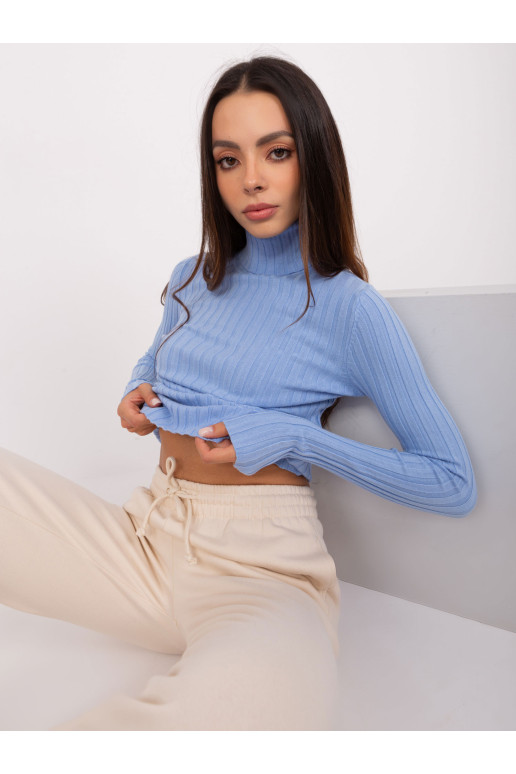 Megztinis, šviesiai mėlynas