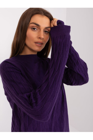 Megztinis, tamsiai violetinis